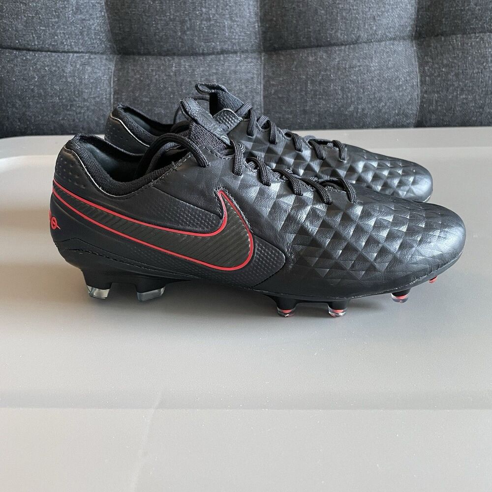 Nike Men’s 6.5/Women’s 8 Tiempo Legend 8 Elite FG Soccer Cleats Black AT5293-060